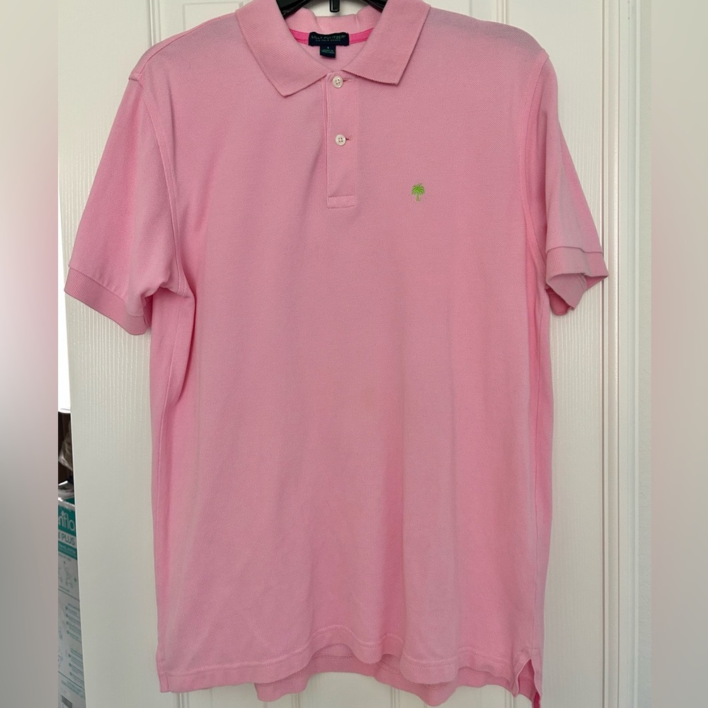 Men’s Lilly Pulitzer Pink Polo
